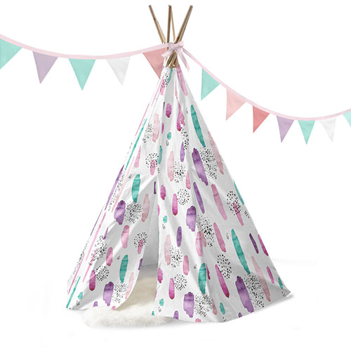 Kinder Tipi mit Tupfen