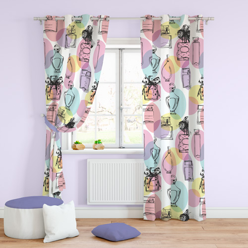 curtains made of perfume fabric