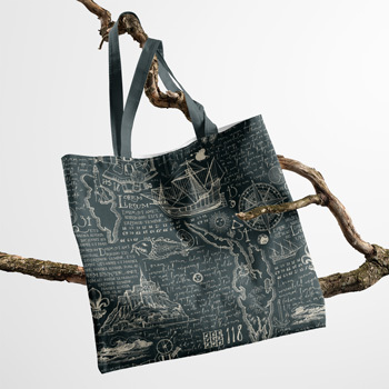 Stoffe mit Reise Mustern