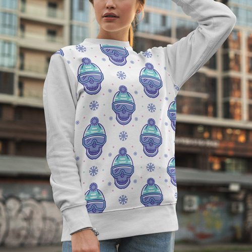 sweatshirt made of ski fabric