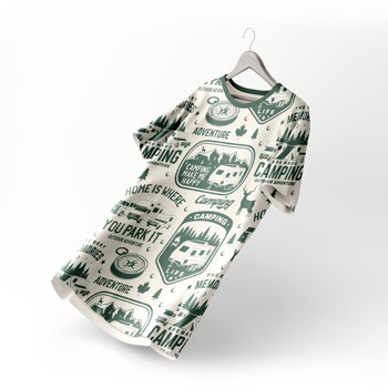 Stoffe mit Reise Mustern