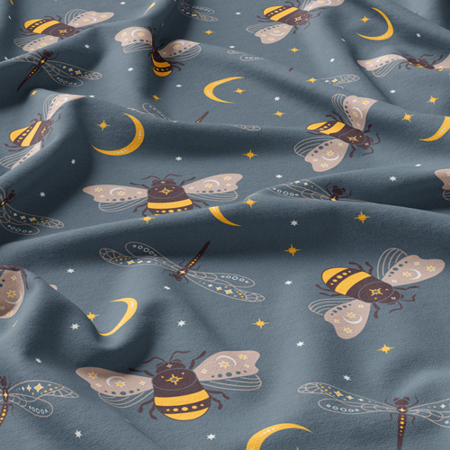 Fabric with magic print