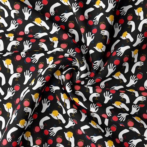 Stoffe mit Alkohol muster