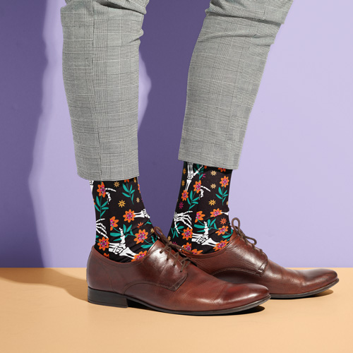 Skarpetki we wzór na halloween