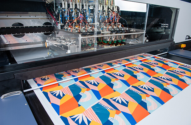 Digital textile printing house