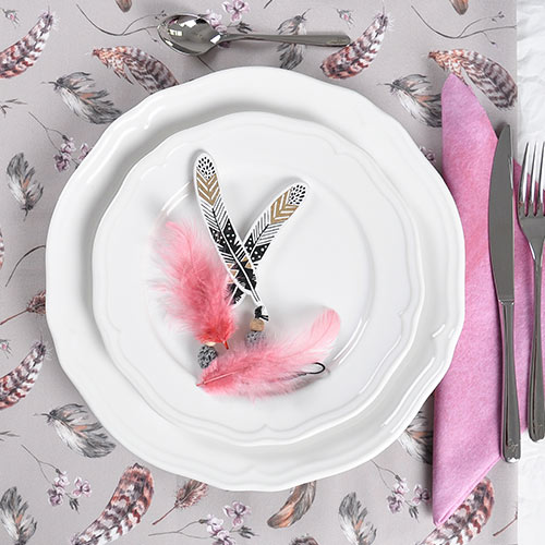 bawełniany obrus wielkanocny z nadrukiem